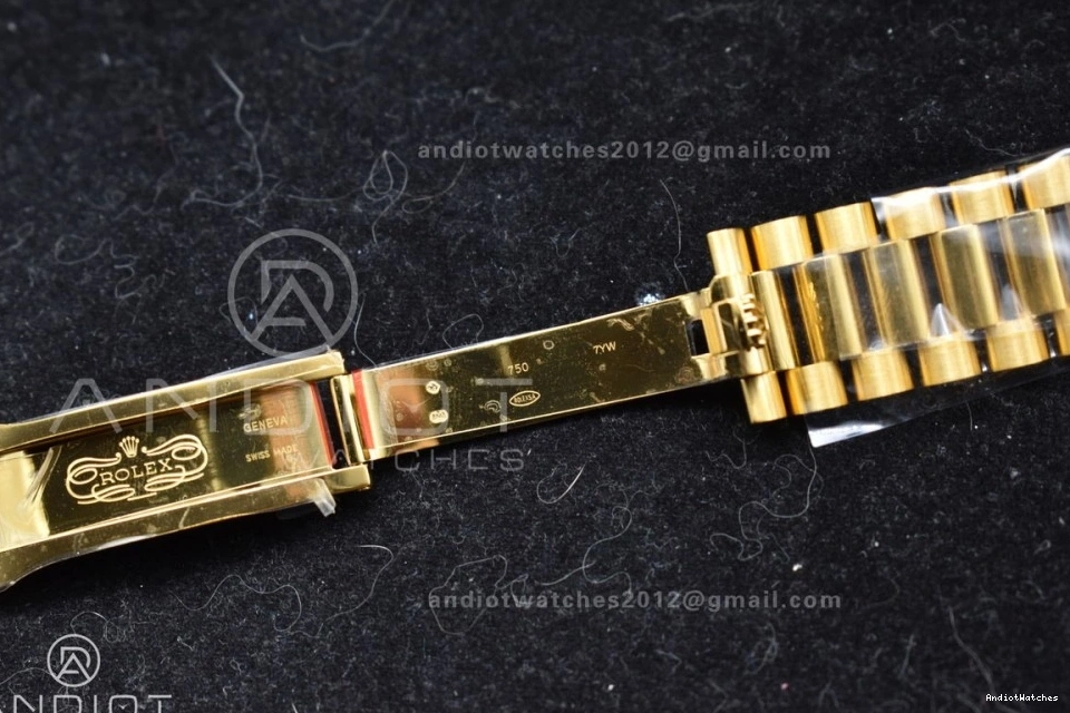 ARF Bracelet VR3255 President Black Weight) Crystal (Gain Best Date Day YG 1:1 Soft 228238 40 On Dial 656 Edition 0124